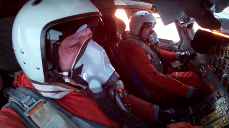 VIDEO: Dos bombarderos rusos Tu-160 con capacidad nuclear patrullan sobre el Ártico