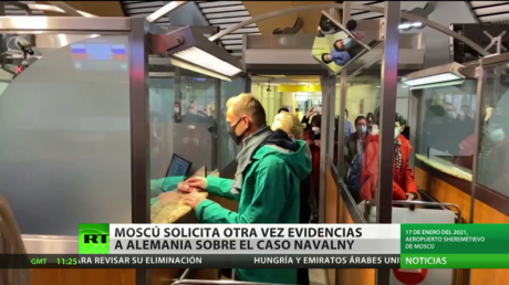 Moscú solicita otra vez evidencias a Alemania sobre el caso Navalny