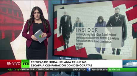 Melania Trump no escapa a comparaciones de moda con primeras damas demócratas