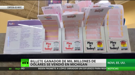 EE.UU.: Un billete de lotería premiado con 1.000 millones de dólares se vendió en un supermercado de Míchigan