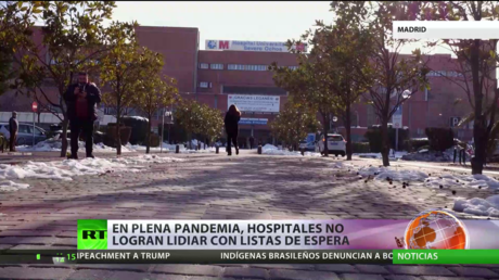 España: Hospitales no logran lidiar con las listas de espera ante el aumento de infectados con covid-19