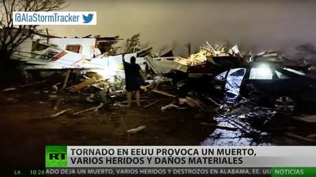 Un tornado en EE.UU. deja al menos un muerto, varios heridos y daños materiales