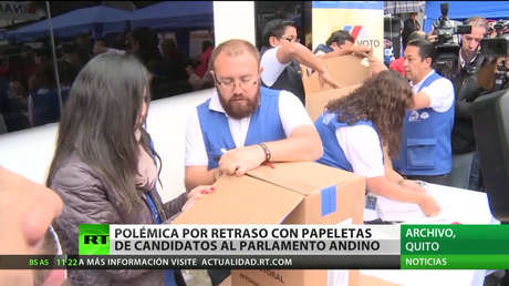 Ecuador: Polémica por el retraso de papeletas de candidatos al Parlamento Andino