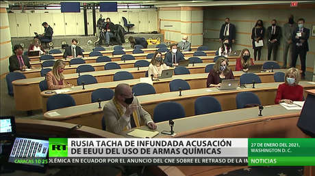 Moscú tacha de infundadas las acusaciones de Washington por el uso de armas químicas