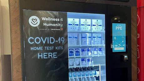 Un aeropuerto de EE.UU. instala máquinas expendedoras de pruebas para detectar el covid-19