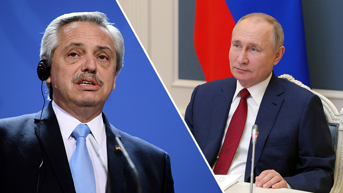 Alberto Fernández agradece a Putin el suministro de la vacuna rusa Sputnik V durante una conversación telefónica