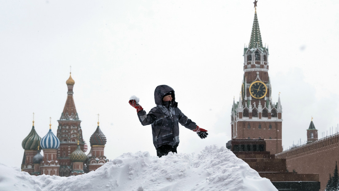 El centro de Moscú. 13 de febrero de 2021.
