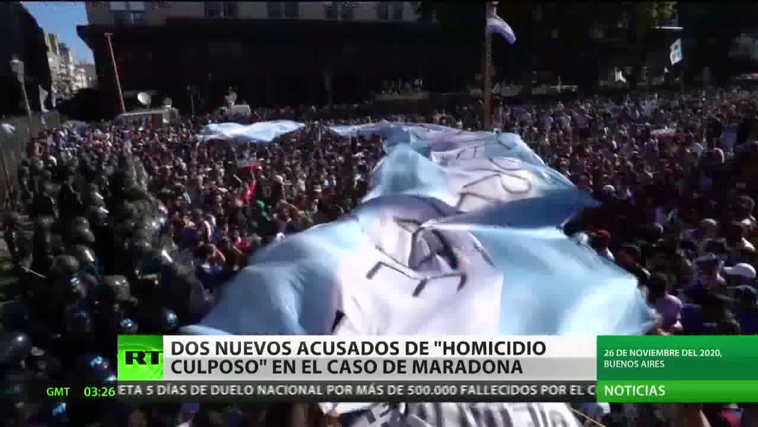 Dos nuevos acusados de "homicidio culposo" en el caso de Maradona