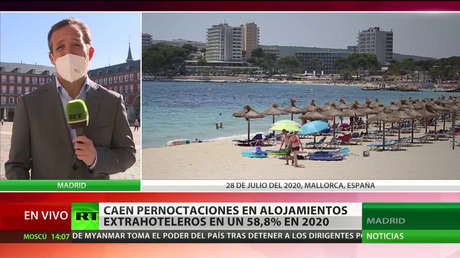 España: Las pernoctaciones en alojamientos no hoteleros caen en casi 60% en 2020