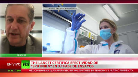 Directivo de farmacéutica brasileña: El éxito de la tercera fase de pruebas de Sputnik V "es un día histórico para todo el mundo"