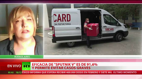 La eficacia de la vacuna Sputnik V es del 91,6 % y permite evitar casos graves de covid-19