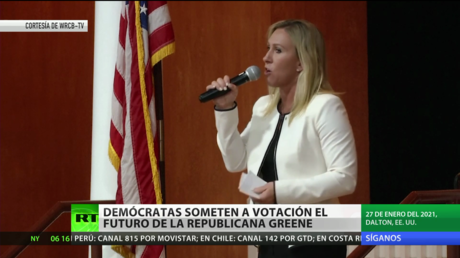 Los demócratas someten a votación el futuro de la republicana Green en el Congreso de EE.UU.