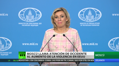 Moscú llama la atención de Occidente sobre la intensificación de la violencia en EE.UU.