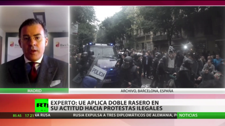Experto: La UE aplica doble rasero en su actitud hacia protestas ilegales