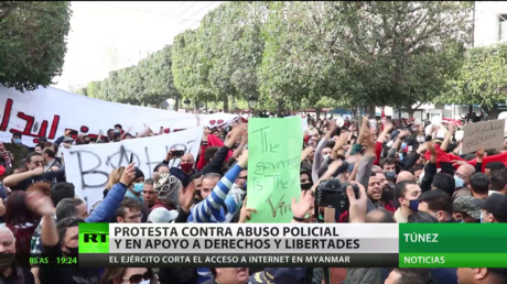 Túnez: Multitudinarias protestas contra el abuso policial y en favor de los derechos y libertades