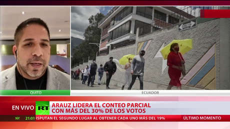 Arauz lidera el conteo parcial con más del 30 % de los votos