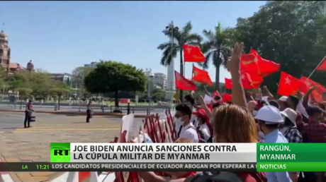 Joe Biden anuncia sanciones contra la cúpula militar de Birmania