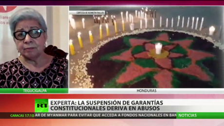 Experta afirma que la suspensión de las garantías constitucionales en Honduras deriva en abuso de la fuerza