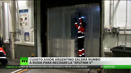 Un cuarto avión argentino saldrá rumbo a Rusia para recoger más dosis la vacuna Sputnik V