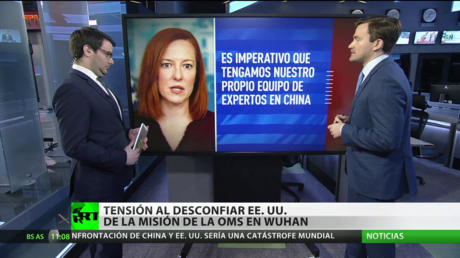 Tensión por la desconfianza de EE.UU. hacia la misión de la OMS en Wuhan