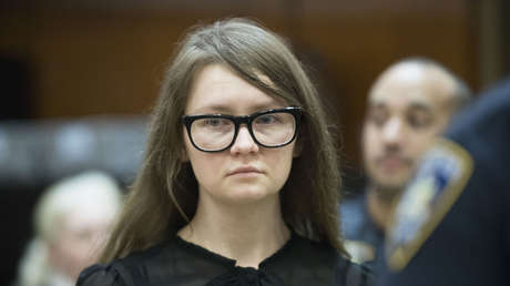 Anna Delvey en la Corte Suprema del estado de Nueva York, 9 de mayo de 2019.