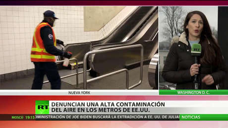 Denuncian una alta contaminación del aire en los metros de EE.UU.