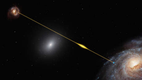 Encuentran el origen de las misteriosas explosiones de radio de galaxias distantes