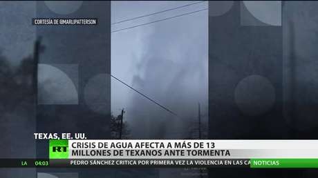 EE.UU.: 13 millones de texanos afectados por la crisis del agua tras la tormenta invernal