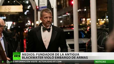Reportan que el fundador de la antigua Blackwater violó el embargo de venta de armas a Libia