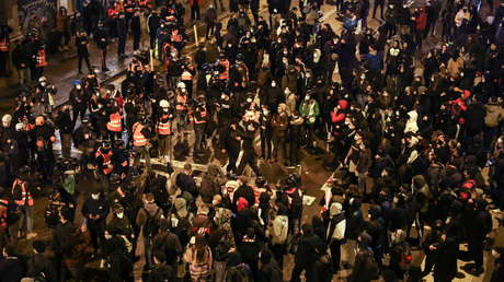 Séptimo día consecutivo de protestas en Barcelona por la detención de Pablo Hasél