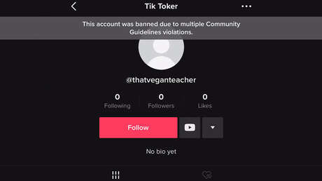 Bloquean la cuenta de una 'tiktoker' vegana después de que 20.000 personas firmaran la petición de eliminarla por comentarios discriminatorios