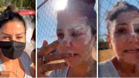 Una diputada mexicana denuncia que fue agredida con harina, la apodan #LadyMontajes y ella afirma que se trató de un "ataque electoral" (VIDEO)