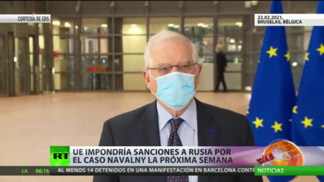 La UE impondría sanciones contra Rusia por el caso Navalny la próxima semana y Moscú lo califica de "decepcionante"