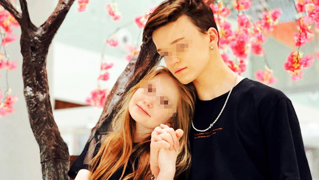 "Somos pareja": Indignación en Ucrania por las fotos provocativas de una niña bloguera de 8 años y su novio adolescente 