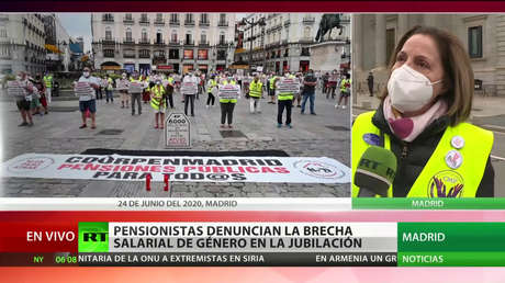 España: Pensionistas denuncian la brecha salarial de género en la jubilación