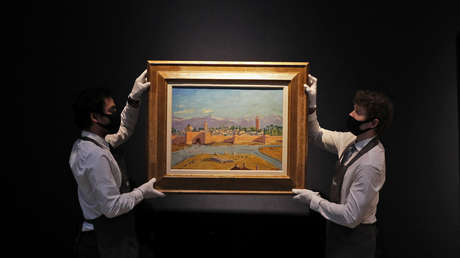 Angelina Jolie vende un cuadro pintado por Winston Churchill por un precio récord de 11,5 millones de dólares