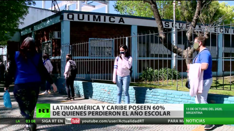 El 60 % de los menores que perdieron el año escolar por culpa de la pandemia vive en Latinoamérica y el Caribe