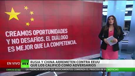 Moscú y Pekín arremeten contra Washington por calificarlos como adversarios