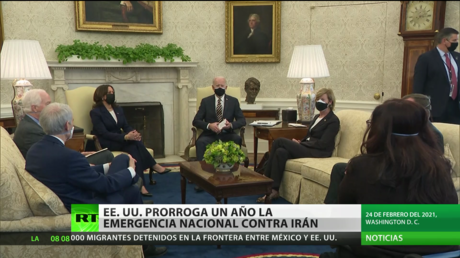 EE.UU. prorroga un año la emergencia nacional contra Irán