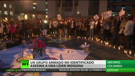 Un grupo armado no identificado asesina a una líder indígena en Colombia