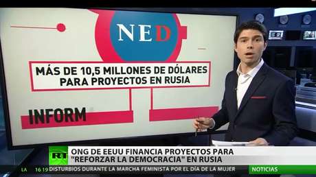 Una ONG de EE.UU. financia proyectos para "reforzar la democracia" en Rusia