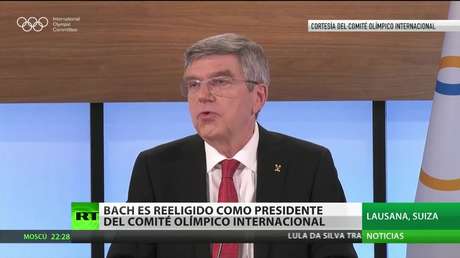 Thomas Bach es reelegido como presidente del Comité Olímpico Internacional