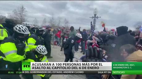 La Justicia de EE.UU. presentará cargos contra 100 personas más por el asalto al Capitolio