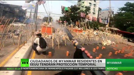 Ciudadanos de Myanmar residenciados en EE.UU. tendrán protección temporal