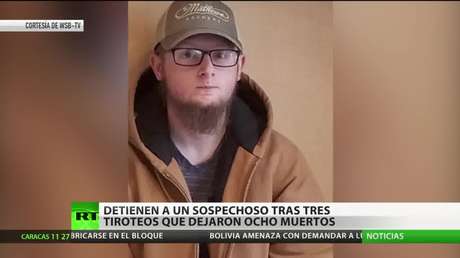 EE.UU.: Arrestan a un sospechoso tras tres tiroteos que dejaron 8 muertos