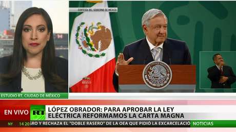 López Obrador plantea una reforma constitucional para aprobar la ley eléctrica