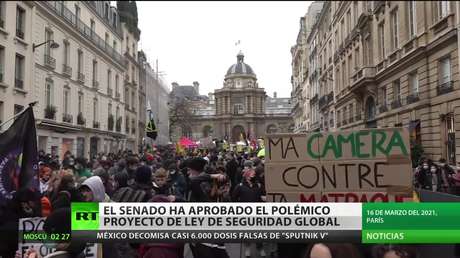 El Senado francés aprueba el polémico proyecto de ley de seguridad global