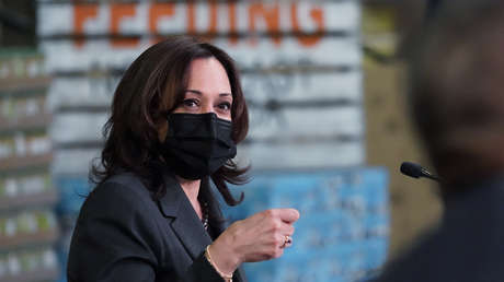 Preguntan a Kamala Harris si planea visitar la frontera con México y esta se ríe después de contestar que "hoy no"