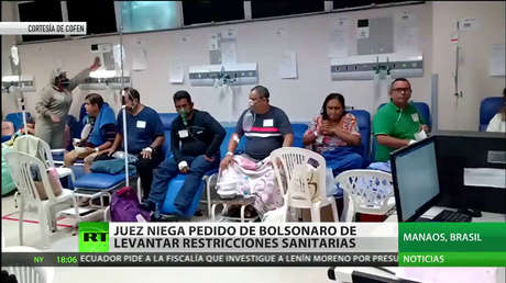 Juez niega la petición de Bolsonaro de levantar las restricciones sanitarias