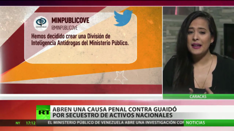 Abren en Venezuela una causa penal contra Guaidó por el secuestro de activos financieros